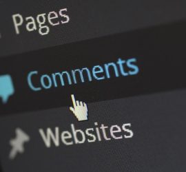 Esempio di menù di un CMS